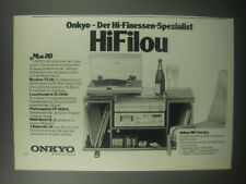 1979 Onkyo Midi-20 Hi-Fi Advertisement (in German) picture
