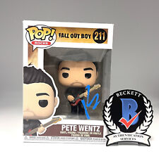 PETE WENTZ SIGNED AUTOGRAPH FUNKO POP 211 BECKETT BAS FALL OUT BOY picture