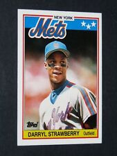 1988 TOPPS MINI BASEBALL CARD #76 DARRYL STRAWBERRY NEW YORK METS picture