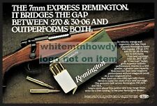 1981 REMINGTON 700 ADL BDL Bolt Action Rifle & 7mm Express Ammunition AD picture