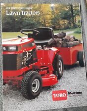 1991 Toro Wheel Horse Lawn Tractors Brochure picture