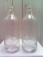 1976 Pair Of PEPSI-COLA Bicentennial Clear Embossed With Father Of Our Country picture
