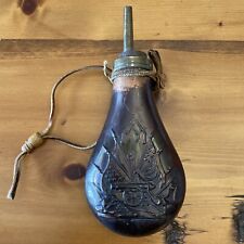 Powder Flask Civil War Replica Reproduction Dispenser Musket picture