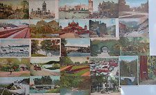 25 Antique Vintage 1910s Postcards: California, Washington, Colorado ++ Lot 73 picture