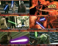 2005 TOPPS STAR WARS REVENGE OF THE SITH WIDEVISION CARDS LOT OF 10 MINT picture