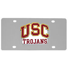 usc trojans college football steel car tag license plate  picture