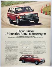 1979 Mercedes Benz 300 TD Station Wagon Red Vintage Print Ad picture