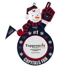 Topperscot NHL Washington Capitals Snowman Photo Frame Ornament picture