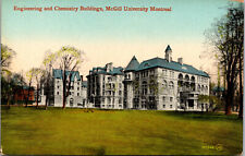 Vtg 1915 McGill University Engineering Chemistry Building Montreal Postcard picture
