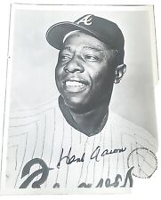 Hank Aaron autographed 8x10 photo picture