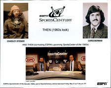 1999 Charley Steiner Chris Berman Espn Sports Center Decade Tv 8X10 Press Photo picture