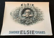 Lot of 100 Vintage New Old Stock Cigar Box Inner Label ELSIE CIGARS picture