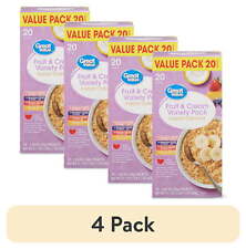 (4 pack) Great Value Fruit & Cream Variety Instant Oatmeal Value Pack, new picture