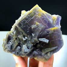 Purple Fluorite Crystal Specimen from Pakistan , 387 gram picture