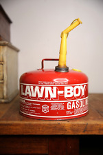 Vintage Lawn Boy 2 1/2 Gallon Metal Fuel Gas Gasoline Oil Can for mower tractor picture