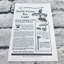 Vtg 1959 Print Ad Smith Victor Bar Light Photography Advertising Art  picture