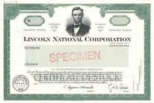 Lincoln National Corp. - Specimen Stock Certificate - Specimen Stocks & Bonds picture