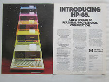 2/1980 PUB HP HEWLETT PACKARD HP CALCULATOR HP-85 ORIGINAL AD CALCULATOR picture