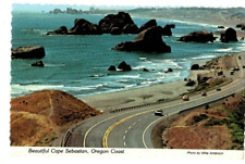 Postcard Beautiful Cape Sebastian Oregon coast Photo by Mike Anderson picture