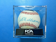 Ted Williams Autographed OAL (B Brown)  Baseball with PSA/DNA Full Letter COA picture