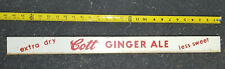 1940s Cott Extra Dry Ginger Ale  Door Push Metal Sign A picture