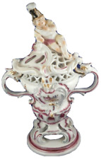 Antique 19thC Vienna Porcelain Figural Potpourri Dish Porzellan Duftschale Wien picture