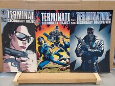The Terminator: Secondary Objectives #1 #2 #3, Paul Gulacy Cover Dark Horse 1991 picture
