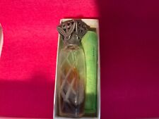 VINTAGE UNE CARESSE Micro mini Perfume Bottle with engraved glass pouch and box picture