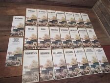 Vintage LOT 1970's Road Maps TEXACO Gas Oil Station Indiana Ohio & Others picture