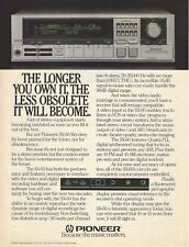 1983 Pioneer SX-60 Stereo Receiver vintage PRINT AD 80's Advertisement picture
