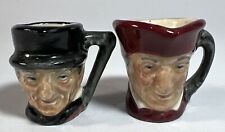 VINTAGE Royal Doulton Small Mini TOBY Handled Mugs The Cardinal & John Peel picture