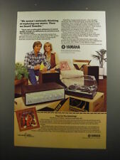 1979 Yamaha Advertisement - CR-640 Receiver; YP-82 Turntable and NS-244 Speakers picture