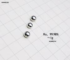Ruthenium metal beads about 1g pellet Ru≥99.98% Ruthenium sample a picture