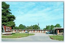 c1960 Redwood Motel Exterior Building Kalkaska Michigan Vintage Antique Postcard picture