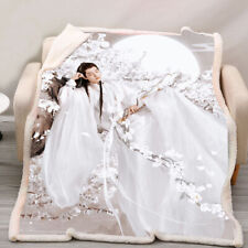 The Longest Promise Xiao Zhan Shi Ying Flannel Blanket Sleep 80*120cm Student picture