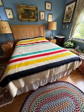 1940s Hudson Bay Company 4 Point Wool Blanket picture