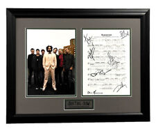 Counting Crows Band Signed Replica Sheet Music 26x20 Frame picture