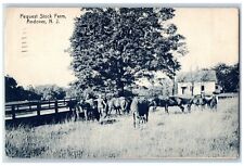 Andover New Jersey NJ Postcard Pequest Stock Farm Animals 1956  Vintage Antique picture