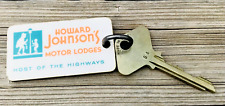 Howard Johnson's MIAMI BEACH FL Motor Lodges Hotel Key & Fob #404 Florida USA HJ picture