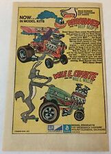1972 MPC hot rod model kits ad page~ROAD RUNNER BEEP BEEP T,WILE E COYOTE WILLYS picture