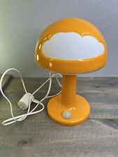 Ikea Skojig Orange Mushroom Cloud Lamp ~ Retro Mod MCM ~Excellent picture