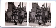 Poland, Wrocław (Breslau), Monument to Kaiser Friedrich Wilhelm III, Vintage pr picture