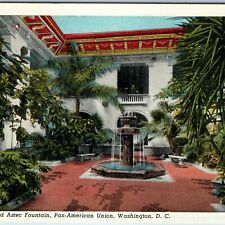 1921 Washington DC Aztec Art Architecture Pan American Union Crandall Teich A215 picture