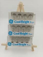 VINTAGE 3 PACKAGES OF GE C7 WHITE JC98 INDOOR OUTDOOR COOL BRIGHT BULBS.   picture