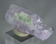 220 CARATS SOFT PINK KUNZITE WITH GREEN TOURMALINE @ AFGHANISTAN, K-32 picture