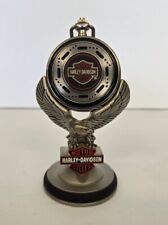1998 Franklin Mint Harley Davidson Heritage Softail Pocket Watch & Eagle Stand  picture