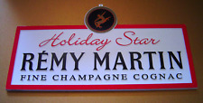 Vintage Remy Martin Holiday Star Fine Champagne Cognac 2 Sided Sign From 2000 picture
