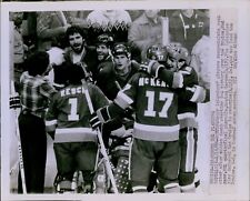LG776 1980 Orig Alan Altman Photo NY ISLANDERS WIN PLAYOFFS Beat Boston Bruins picture