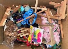 LARGE JUNK DRAWER CRAFTER CRAFTS LOT TOYS FLORAL JEWELRY 15LB picture