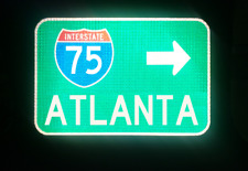 ATLANTA Interstate 75 route road sign, Georgia, BRAVES MLB, picture